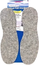 J.T Foote Alaskan Winter Wool Felt insoles  1 Pair - Pick Sizes From 7 - 13