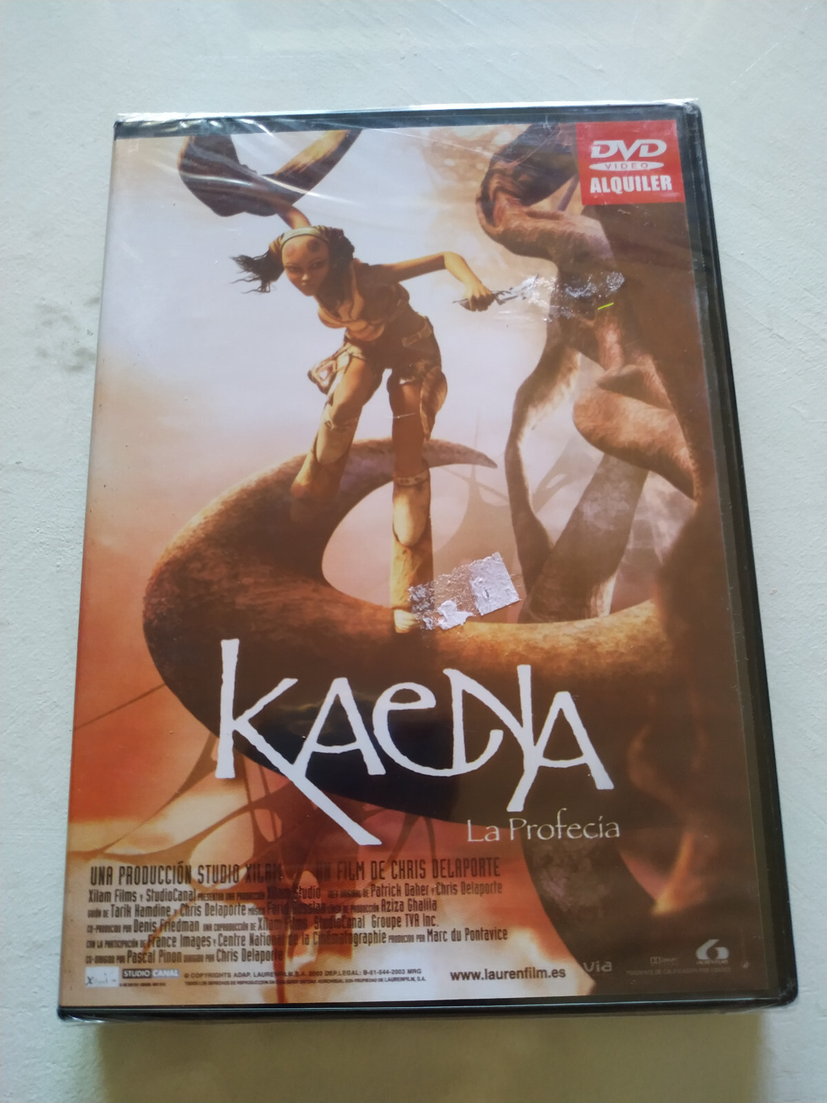 Kaena The Prophecy Animation - DVD + Extras Region 2 Spanish English