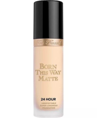 Too Faced Born This Way Matte Longwear Liquid Foundation - IVORY - NIB Full Sz