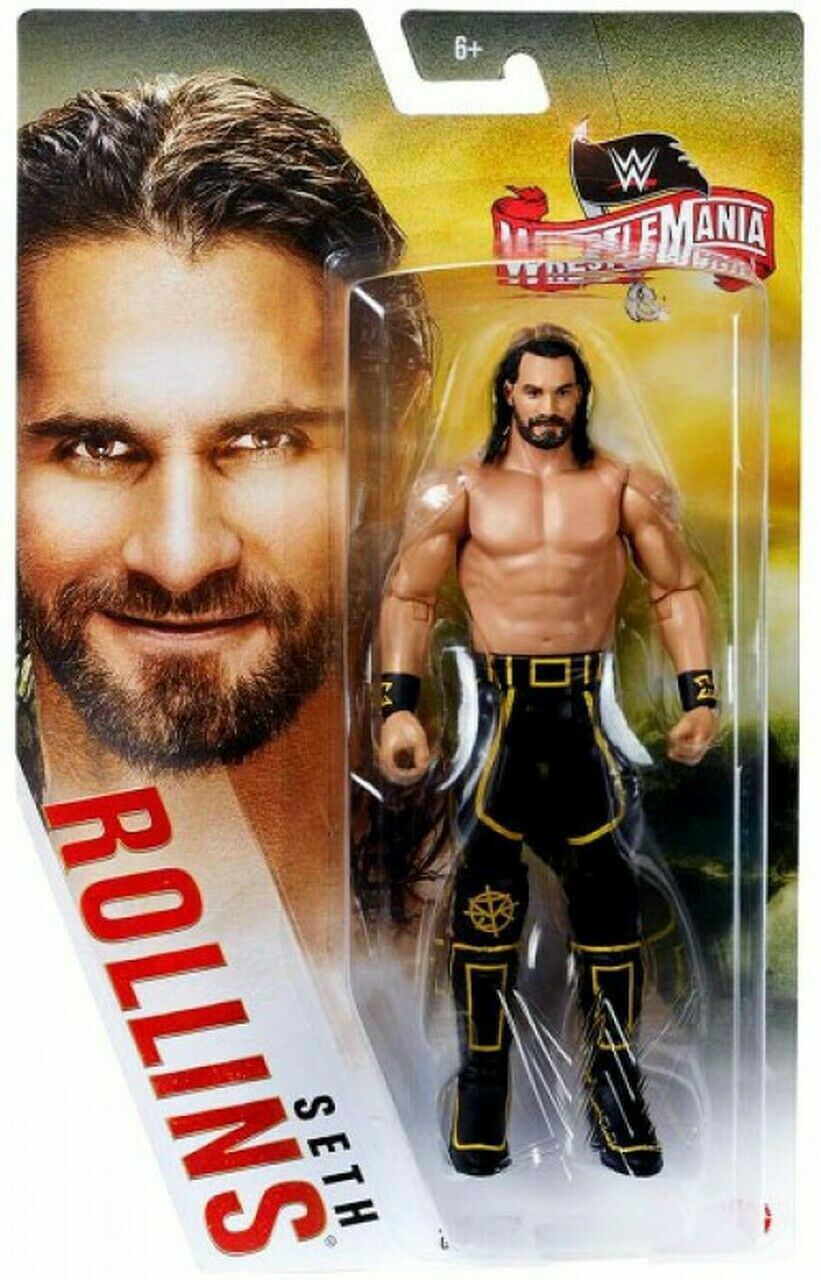 Mattel WWE Wrestling WrestleMania 36 Action Figure Seth Rollins (New Boxed)