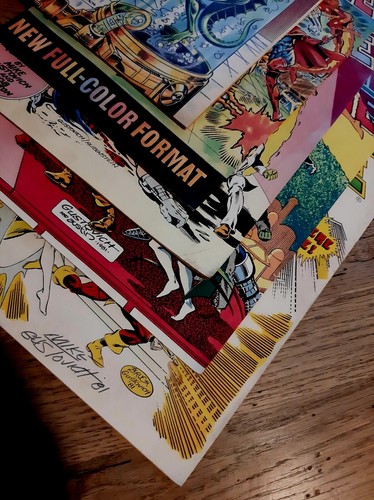 The Justice Machine #1-5 1981 Noble Comics/firmato 2x MIKE GUSTOVICH + blu cobalto - Foto 22 di 24
