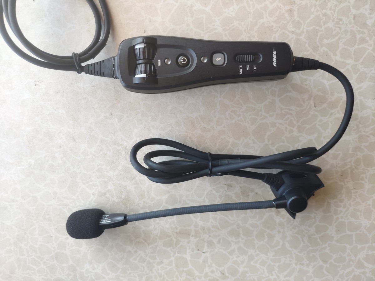 Bose A20 U174 317831-0010 With Bluetooth Headset Microphone Cable