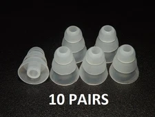 Earbud Tips Replacement  Noise Cancellation  Size Large 10 Pairs Triple Flange