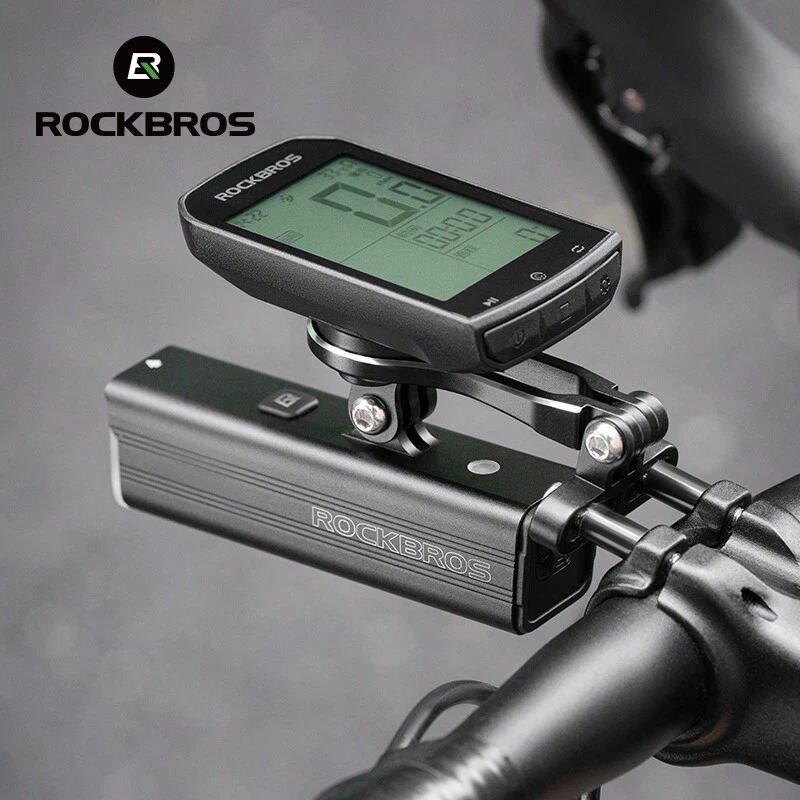 ROCKBROS Vástago de Bicicleta Ajustable Montaje de Computadora Liberación Rápida para Garmin Edge Foto 3 de 4