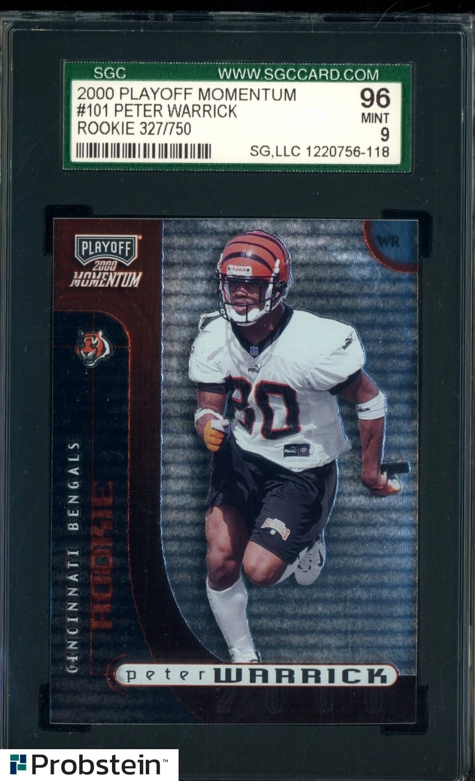 Peter Warrick Playoff Momentum #101 Base