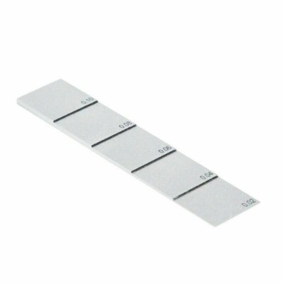 5 Step Ultrasonic Calibration Test Blocks 0.02''0.04''0.06''0.08''0.10'' Carbon Steel