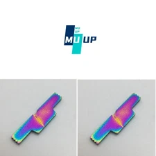 2 Pack Extended Stainless Steel Slide Lock Lever For GLOCK Gen 1-4 Rainbow