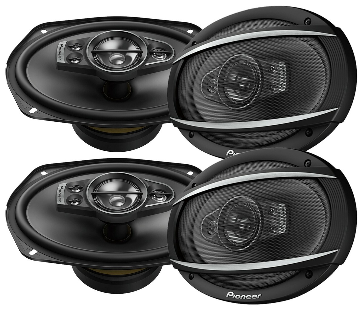 4x Pioneer 1500W MAX Power Total 5-Way 6x9