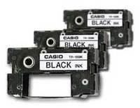 Casio Black Ribbons For All Cw Disc Title Printers, 3 Pack Tr-18bk-3p Casio Black Ribbons For All Cw Disc Title Printers, 3 Pack Tr-18bk-3p