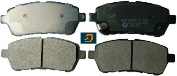 Denckermann B111011 Bremsbelagsatz FüR Scheibenbremse Bremsbelagsatz-image