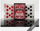 CROWN DECK V2 Embossed Tuck - RED - Playing Cards - SEALED! NEW! — photo 5