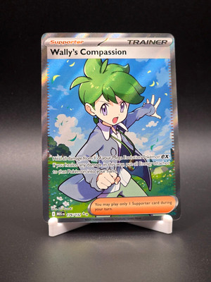 Wally's Compassion Pokemon Mega Evolutions Ultra Rare Full Art #176/132 NM+