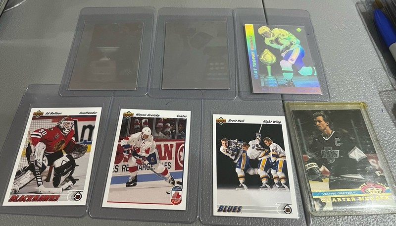 1991-92 Upper Deck Hockey Inserts And Same Player Cards + Gretzky Members Only