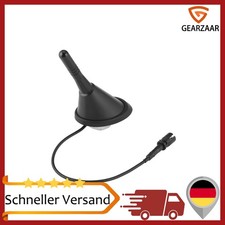 Auto KFZ Kurz Stab Dach Antenne + Raku 2 Sockel für Renault, Rover 5,8cm AM/FM