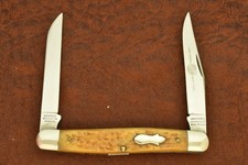 VINTAGE JOHN PRIMBLE USA HONEY BONE IMPROVED WHARNCLIFFE MUSKRAT KNIFE (33828)