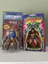 MOTU Origins Rio Blast & He-Ro Figures Lot Unpunched Original Packaging