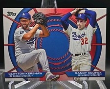 2025 Topps Series 2-Dynamic Duos-Kershaw/Koufax #DD-8