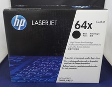 Genuine HP 64X CC364X Black High Yield LaserJet Toner Cartridge, Sealed