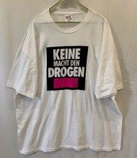 Vtg 1994 Keine Macht Den Drogen T-Shirt Mens XXL Hanes Made In USA German #236