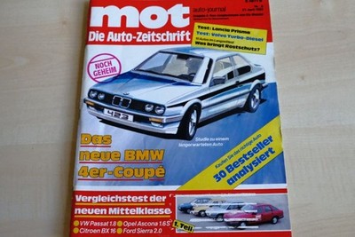 1) MOT 09/1983 - Citroen BX 16 TRS mit 90PS bes - Ford Sierra 2.0 GL mit 105PS b