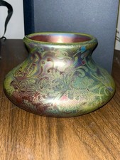 Wonderful MINT Condition Signed Weller Sicard Vase With Exceptional Colors