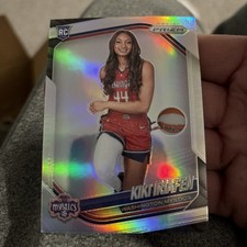 2025 Panini Prizm WNBA Kiki Iriafen Rookie Silver Washington Mystics
