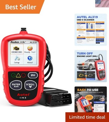 Professional AL319 Code Reader with Live Data and Enhanced Diagnostic Features
