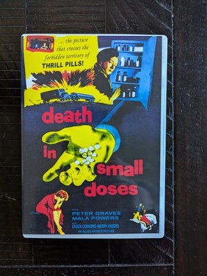 Death in Small Doses DVD Out of Print RARE Peter Graves 1957 Classic OOP