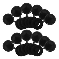 500 Pcs Decorative Screw Hole Plug Black Heads Caps for Protection