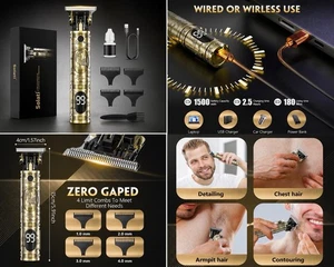 Clippers pour cheveux Solati pour hommes sans fil LCD