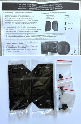 Shuttle XPC Slim DH110 / DH310 / DH410 Serie VESA Mount Kit
