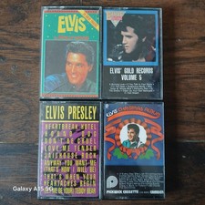   4 Elvis Presley Albums Music Cassettes. Tape Collector. Rock And Roll. The King