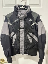 The North Face Vintage Authentic Women Steep Tech Medium Ski Jacket Black.
