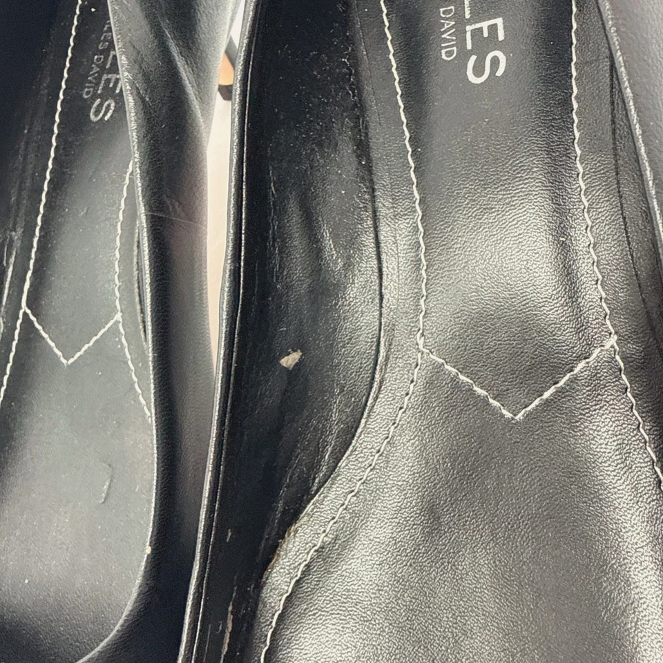 Tacón de gatito Charles by Charles David "CCD" | Negro | 8 Foto 3 de 4