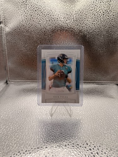 Nick Foles #41 2019 Panini National Treasures card
