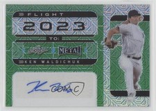 2022 Leaf Metal Flight 2023 To Green Mojo 2/2 Ken Waldichuk #FT-KW1 Auto 08jk