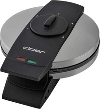 Cloer 1639SR Waffeleisen Herzform 15,5cm Edelstahl Antihaft 930W