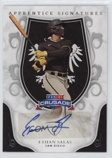 2024 Panini Crusade Apprentice Signatures Ethan Salas #AS-ESL Auto b4d