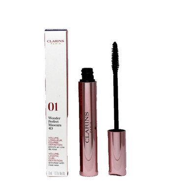 CLARINS WONDER PERFECT MASCARA 4D ENRICHED WITH ROSE WAX 8ML #01 PERFECT BLACK