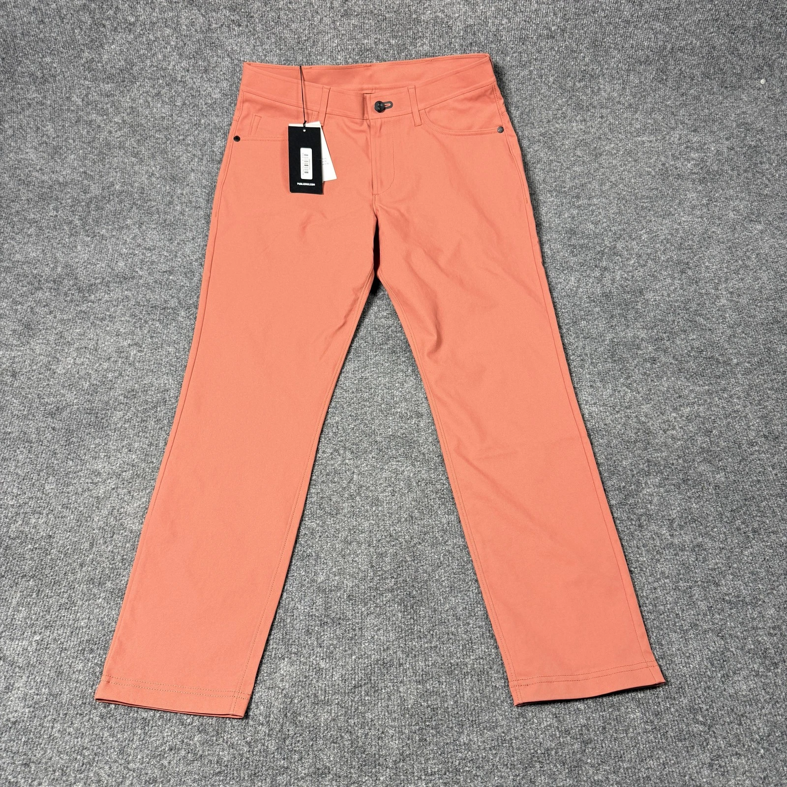 Public Rec Pants Mens 30x30 Orange Workday Pant 2.0 Stretch Chino Casual Travel
