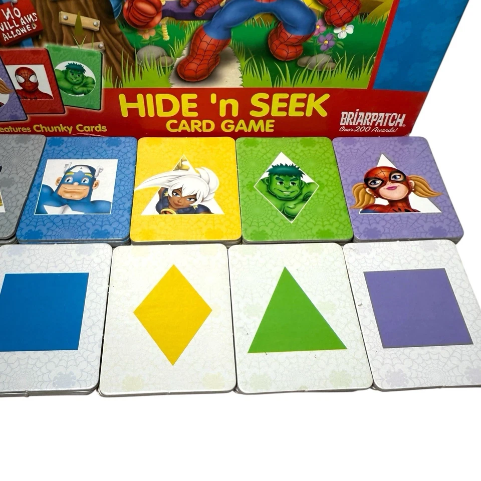 Marvel Spider-Man and Friends Hide 'n Seek Card Game Complete 2005 Briarpatch - Image 4 of 4