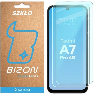 2x Schutzglas für Xiaomi Redmi A7 Pro 4G Bizon Displayschutzglas Hartglas Glas