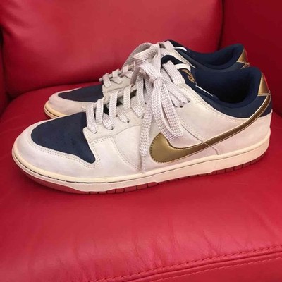 2007 Nike Dunk Low Sb Old Spice Buff Metallic Gold 304292-272 