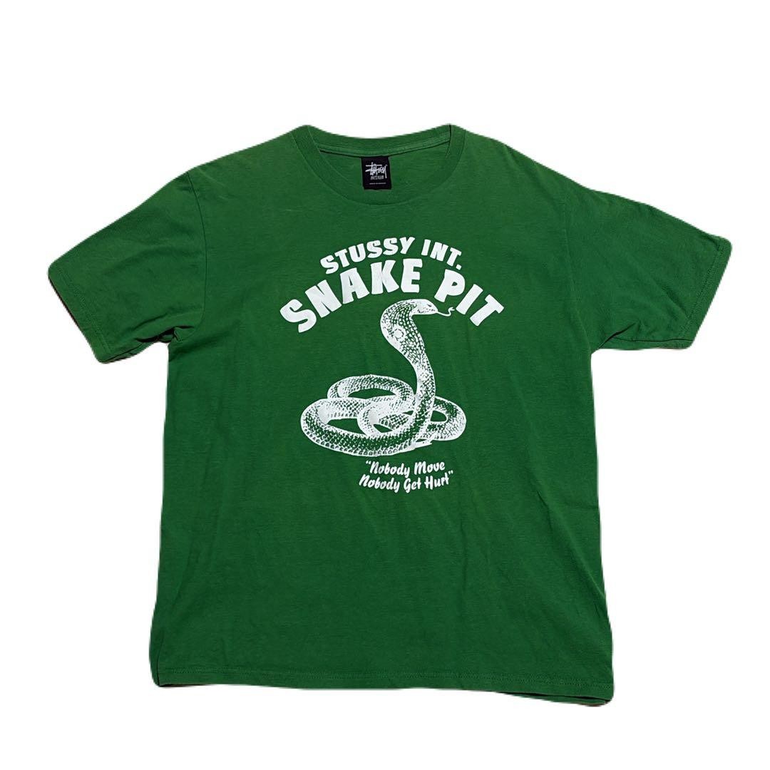  Rare Canada Buy 00s OLD STUSSY Snake Pit T-Shirt M