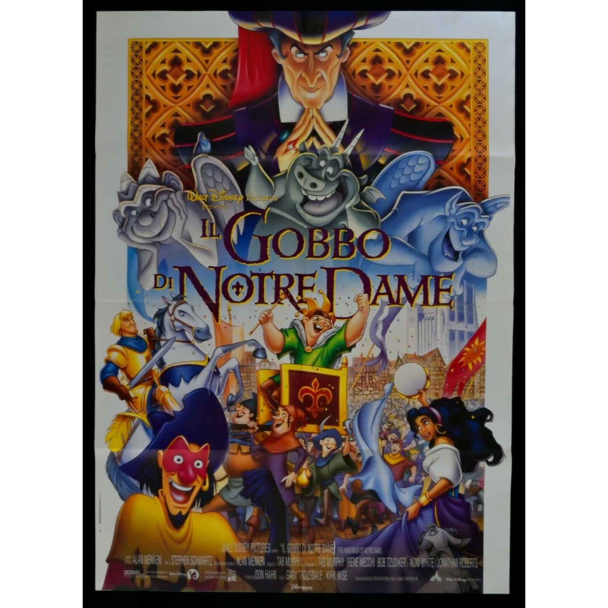 Cartel El Jorobado De Notre Dame Walt Disney De París Quasimodo A309
