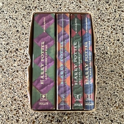 Scholastic Harry Potter Boxed Set of 4 by J.K. Rowling Paperback