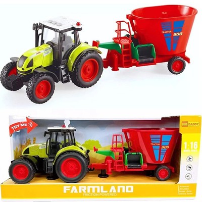 Bauernhof Traktor LKW Spielzeug Saatgut Futterautomat pädagogische Lichter & Geräusche von Big Daddy