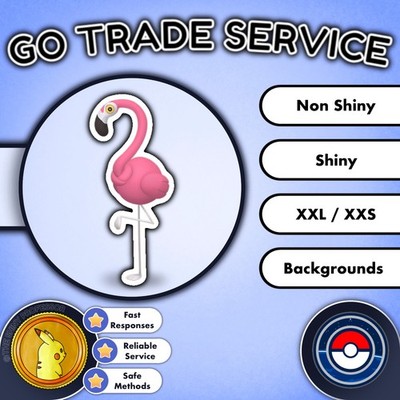 Pokémon GO Trade || Flamigo || XXL, XXS verfügbar  