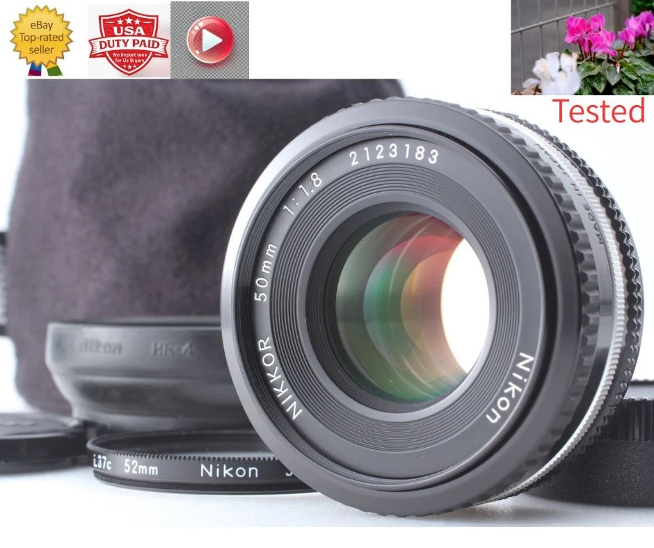 Nikon AI-S Pancake f/1.8 Camera Lenses for sale | eBay