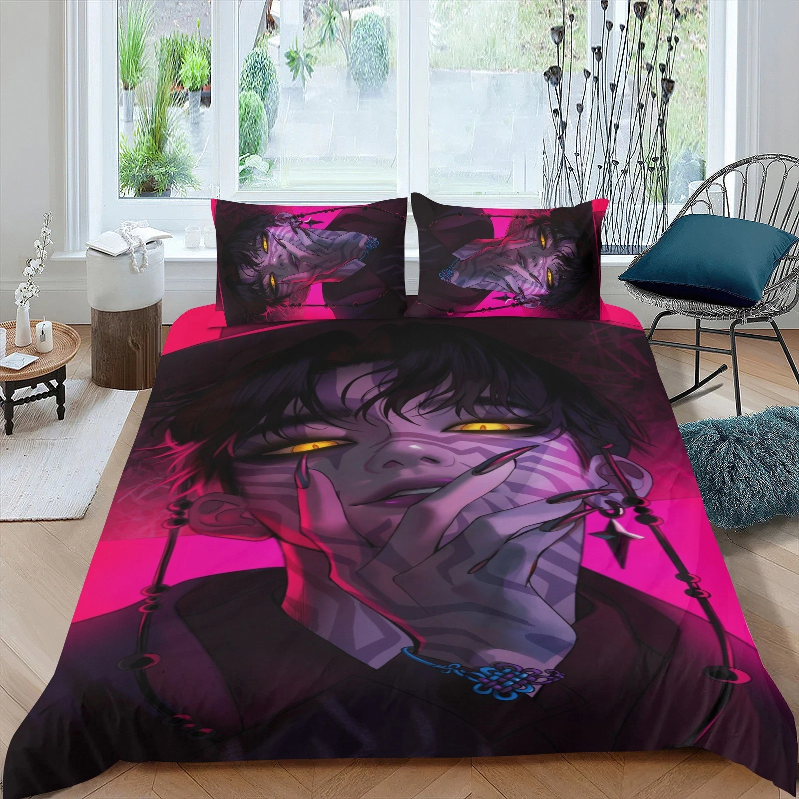 K-POP Hunters Duvet Cover Bedding Set 3 Pieces All Season Soft Kids Gift